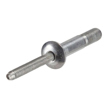 Titan Fasteners Pop Monobolt Blind Rivet - 3/16 - Dome Head - .214 - .437 Grip Range - Aluminum/Aluminum - 100 Pk AFKAD6437UGX